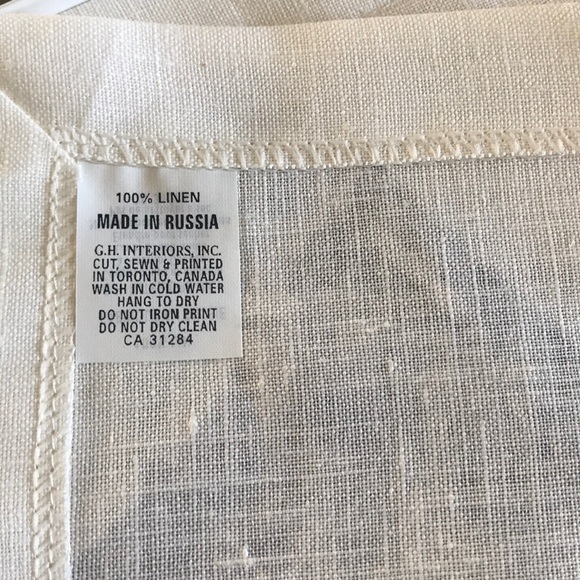 100% Linen Coctail & Tea Towels - Picture 2 of 3